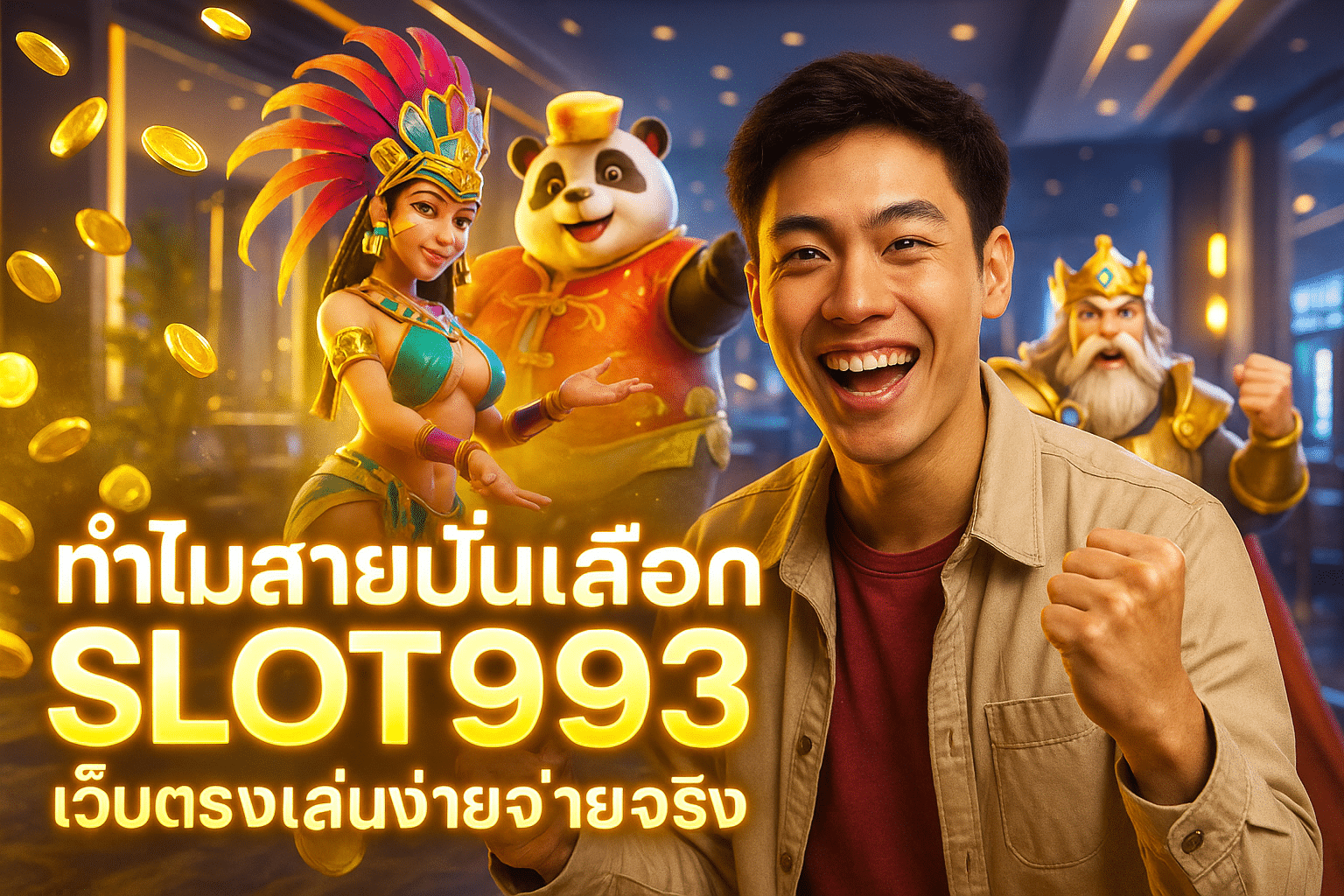 ทำไมสายปั่นเลือก SLOT993 เว็บตรงเล่นง่ายจ่ายจริง