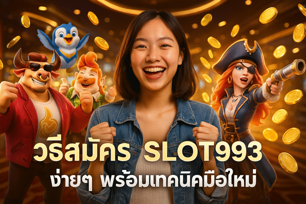 วิธีสมัคร SLOT993 ง่ายๆ พร้อมเทคนิคมือใหม่