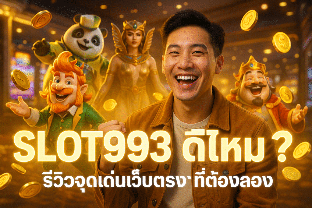 SLOT993 ดีไหม? รีวิวจุดเด่นเว็บตรงที่ต้องลอง